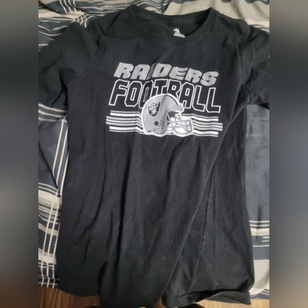 Raiders Football Black T-Shirt